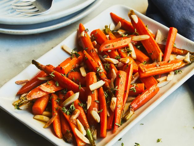 Roasted Carrots and Honey Butter