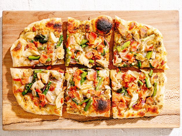 Spring Flatbread Pizza