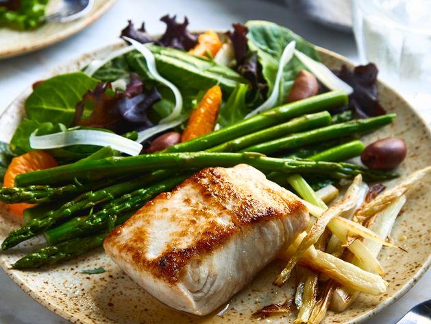 Mahi-Mahi Filet, Asparagus, and Fennel
