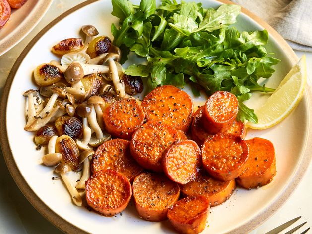 Maple-Glazed Sweet Potatoes