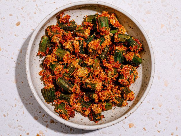 Air-Fried Okra
