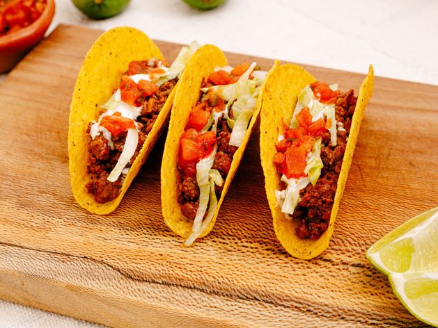 Crunchy Ground Beef Tacos