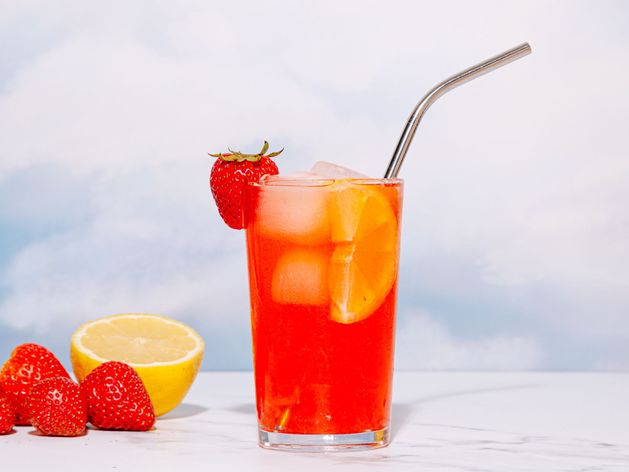 Spiked Strawberry Lemonade